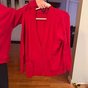 Torrid Red Cardigan Sweater